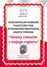 OGÓLNOPOLSKI KONKURS PLASTYCZNY POD PATRONATEM PREZYDENTA MIASTA TORUNIA - 1